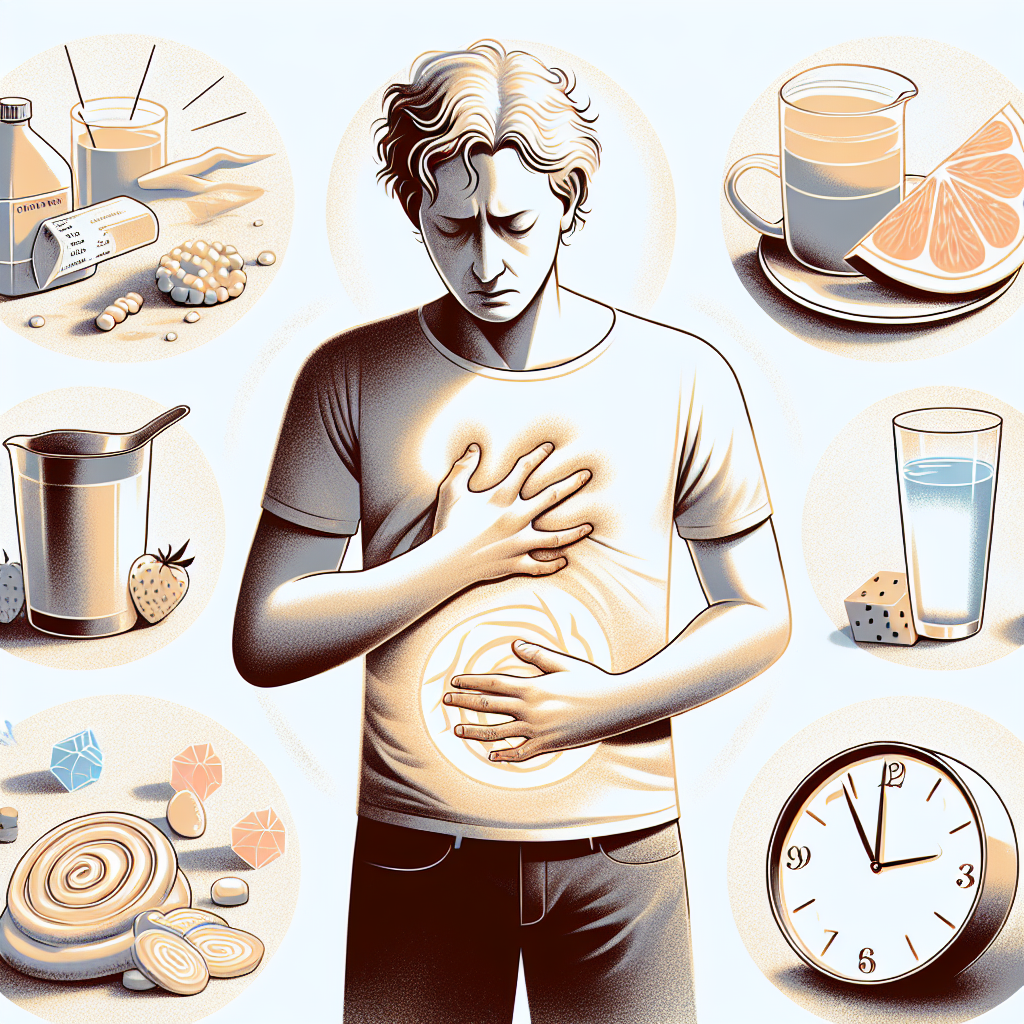 A person with a thoughtful yet slightly unsettled expression, subtly holding their stomach to convey a persistent empty feeling. Around them, a subtle montage of elements representing the multifaceted causes of constant hunger: a half-eaten sugary snack next to fresh fruit, a glass of water, and a distorted clock face indicating time or sleep disruption. The style is a clean, modern digital illustration with soft, warm lighting, emphasizing introspection.