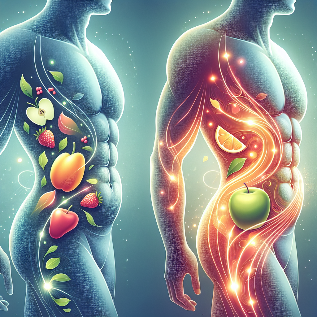 A visually appealing graphic representing the successful process of reducing belly fat. Show a stylized human torso, where the abdominal area is gradually transforming from a slightly rounded shape to a flatter, toned silhouette. Integrate subtle, glowing elements of healthy food (e.g., fresh berries, leafy greens) and dynamic lines symbolizing gentle exercise (e.g., yoga, walking) flowing towards the midsection, suggesting the positive impact of these methods. The overall aesthetic is clean, modern, and inspiring, with a focus on health and progress. Soft, bright, optimistic lighting. Digital illustration.