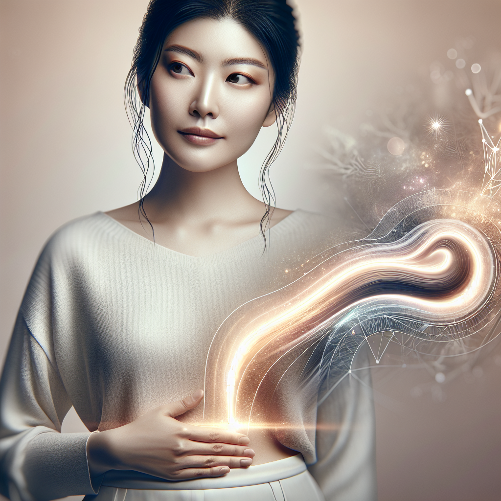 A person, with a determined yet thoughtful expression, gently touching their lower abdomen. A subtle visual metaphor around the lower belly area suggests stubbornness, like a faint, persistent shadow or resistant texture. Simultaneously, inspiring elements such as soft, glowing lines or a dissolving effect hint at progress and the effective reduction of fat. The overall image conveys hope, health, and successful transformation, in a clean, modern, realistic photo style with soft, natural lighting.